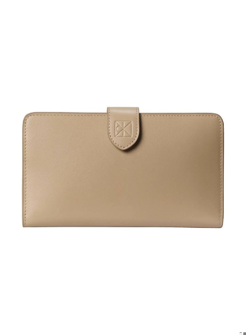 CALVIN KLEIN Nappa Leather RFID Passport Wallet - Image 1